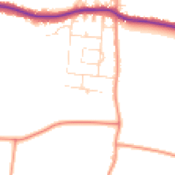Daytime road noise heatmap for S44 5NF