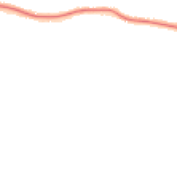 Night-time road noise heatmap for S44 5NF