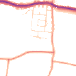 Daytime road noise heatmap for S44 5NG