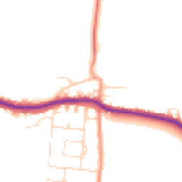Daytime road noise heatmap for S44 5NH