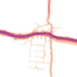 Daytime road noise heatmap for S44 5NL