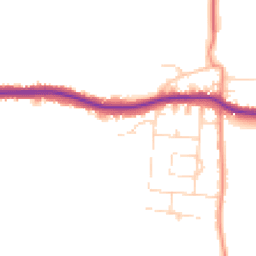 Daytime road noise heatmap for S44 5NN