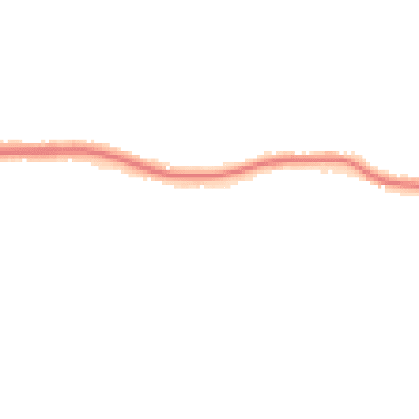 Night-time road noise heatmap for S44 5NN