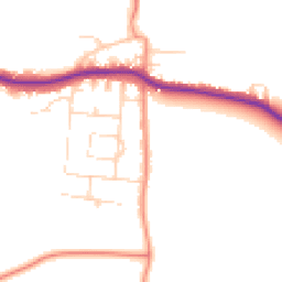 Daytime road noise heatmap for S44 5QD
