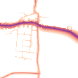 Daytime road noise heatmap for S44 5QF