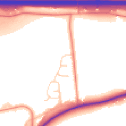 Daytime road noise heatmap for S44 5QY