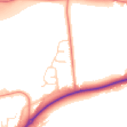 Daytime road noise heatmap for S44 5RA