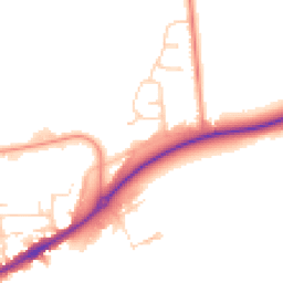 Daytime road noise heatmap for S44 5RP