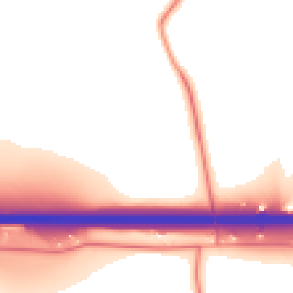 Daytime road noise heatmap for S44 5SQ