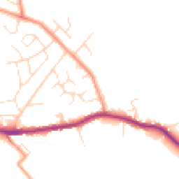 Daytime road noise heatmap for S44 5TL