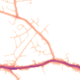 Daytime road noise heatmap for S44 5TP