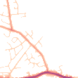Daytime road noise heatmap for S44 5TR