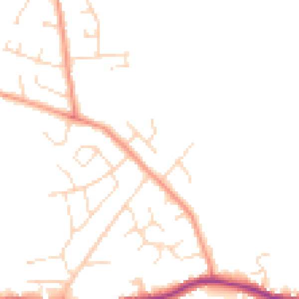 Daytime road noise heatmap for S44 5UA