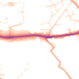 Daytime road noise heatmap for S44 5UE