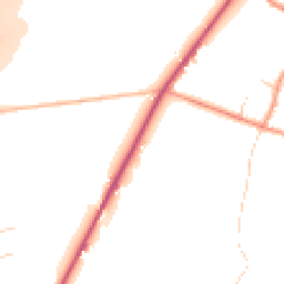 Daytime road noise heatmap for S44 6AG