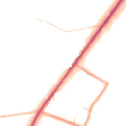 Daytime road noise heatmap for S44 6AP