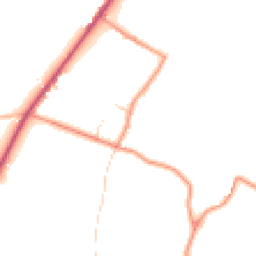 Daytime road noise heatmap for S44 6AQ