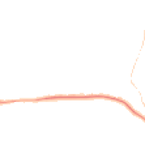 Night-time road noise heatmap for S44 6BY