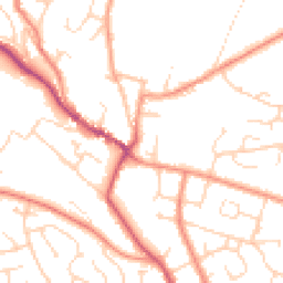 Daytime road noise heatmap for S44 6BZ