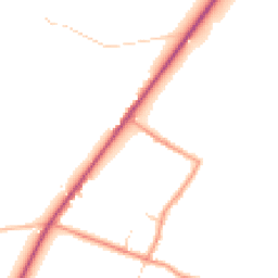 Daytime road noise heatmap for S44 6DA