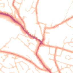 Daytime road noise heatmap for S44 6DB