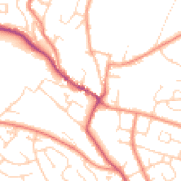 Daytime road noise heatmap for S44 6DT