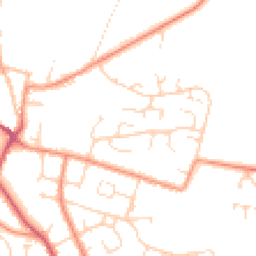 Daytime road noise heatmap for S44 6ET