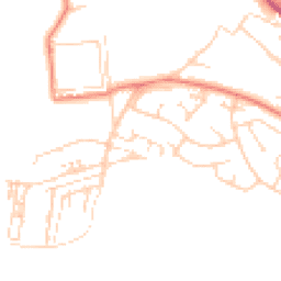 Daytime road noise heatmap for S44 6FF