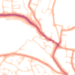 Daytime road noise heatmap for S44 6PP
