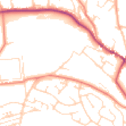 Daytime road noise heatmap for S44 6PS