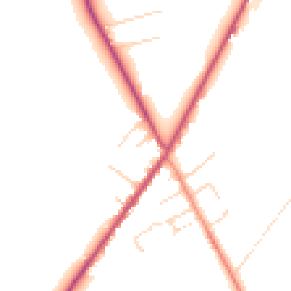 Daytime road noise heatmap for S44 6RE