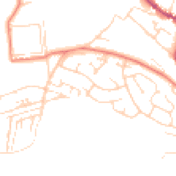 Daytime road noise heatmap for S44 6UE