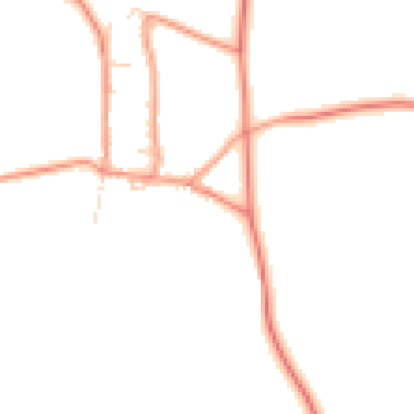 Daytime road noise heatmap for S44 6UL