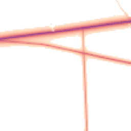 Daytime road noise heatmap for S45 0DL