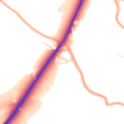 Daytime road noise heatmap for S45 0DS