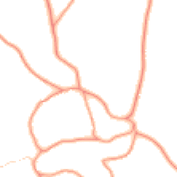 Daytime road noise heatmap for S45 0ES