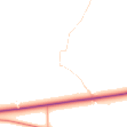 Daytime road noise heatmap for S45 0LP