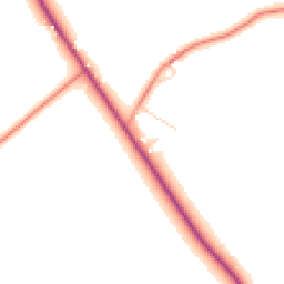 Daytime road noise heatmap for S45 8AD