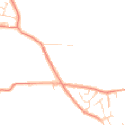 Daytime road noise heatmap for S45 8AZ