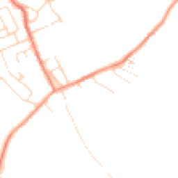 Daytime road noise heatmap for S45 8BB