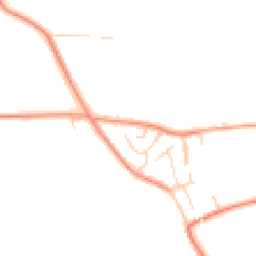 Daytime road noise heatmap for S45 8DW