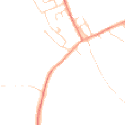 Daytime road noise heatmap for S45 8EE