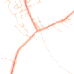 Daytime road noise heatmap for S45 8EG