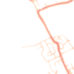 Daytime road noise heatmap for S45 8EP