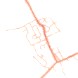 Daytime road noise heatmap for S45 8EW