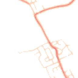 Daytime road noise heatmap for S45 8FA