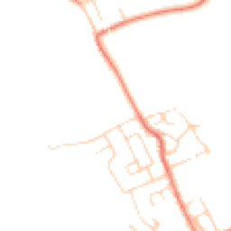 Daytime road noise heatmap for S45 8FD