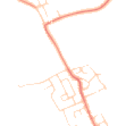 Daytime road noise heatmap for S45 8FE