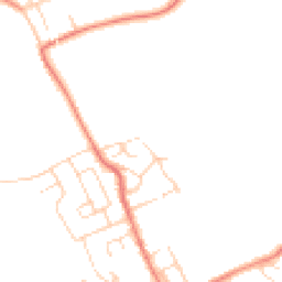 Daytime road noise heatmap for S45 8HJ