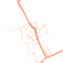 Daytime road noise heatmap for S45 8HZ